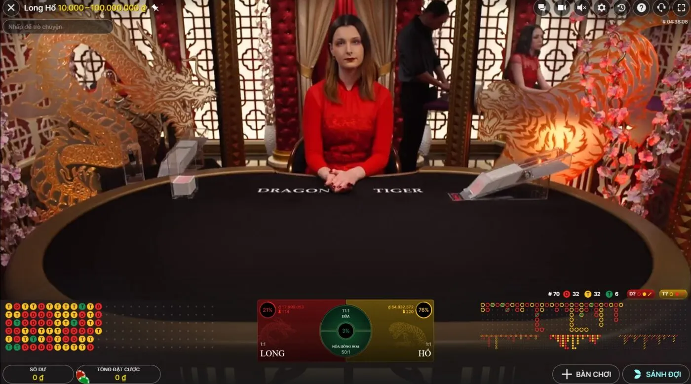 cách chơi Rồng Hổ Hit Club