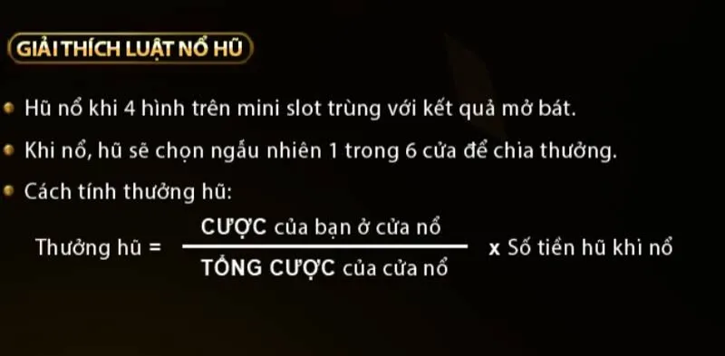Chi tiết cơ chế nổ hũ