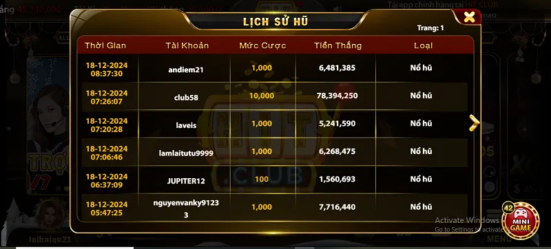 nổ hũ mini poker hit club