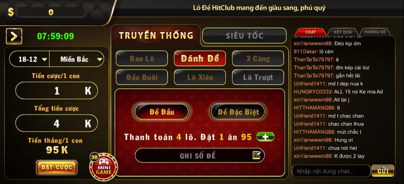 Kinh nghiệm chơi Lô đề Hit Club