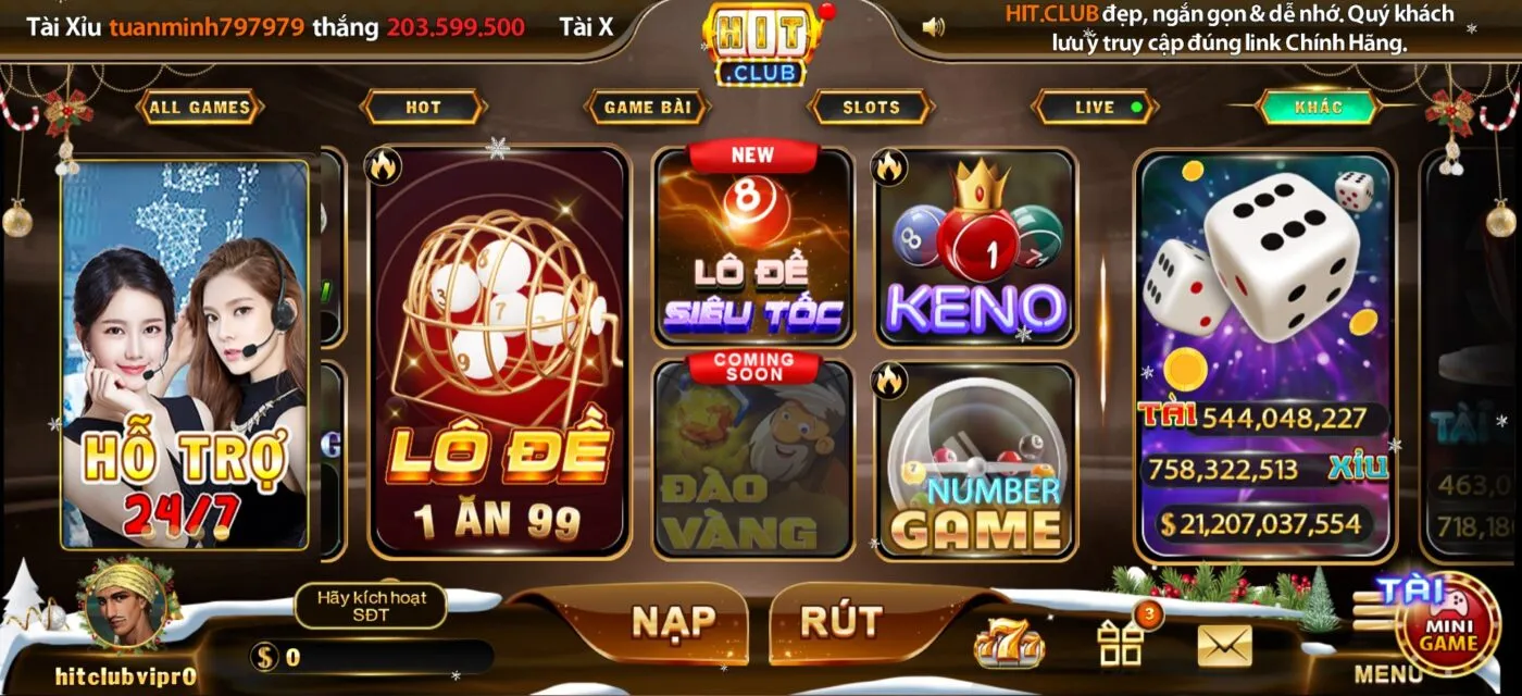 Lô đề online Hit Club 