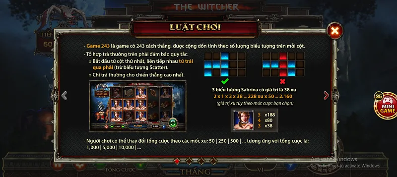 Luật chơi The Witcher Wild Hunt 