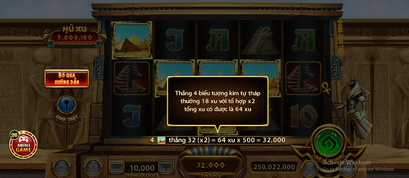 mẹo chơi cleopatra