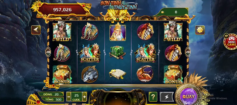 biểu tượng sơn tinh thủy tinh hit club