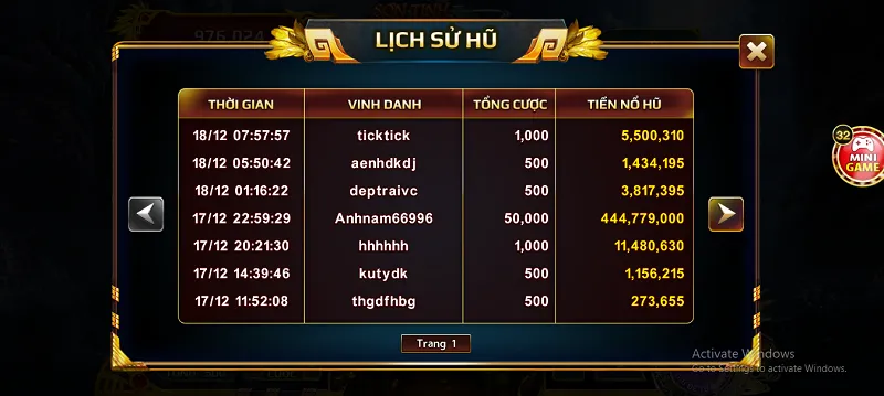 mẹo nổ hũ sơn tinh thủy tinh hitclub