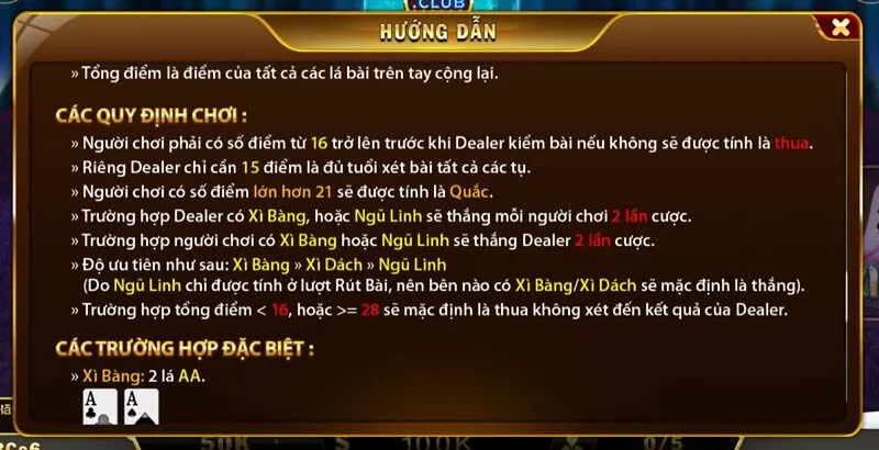 Các quy ước chung của bài Xì dách ai cũng phải biết