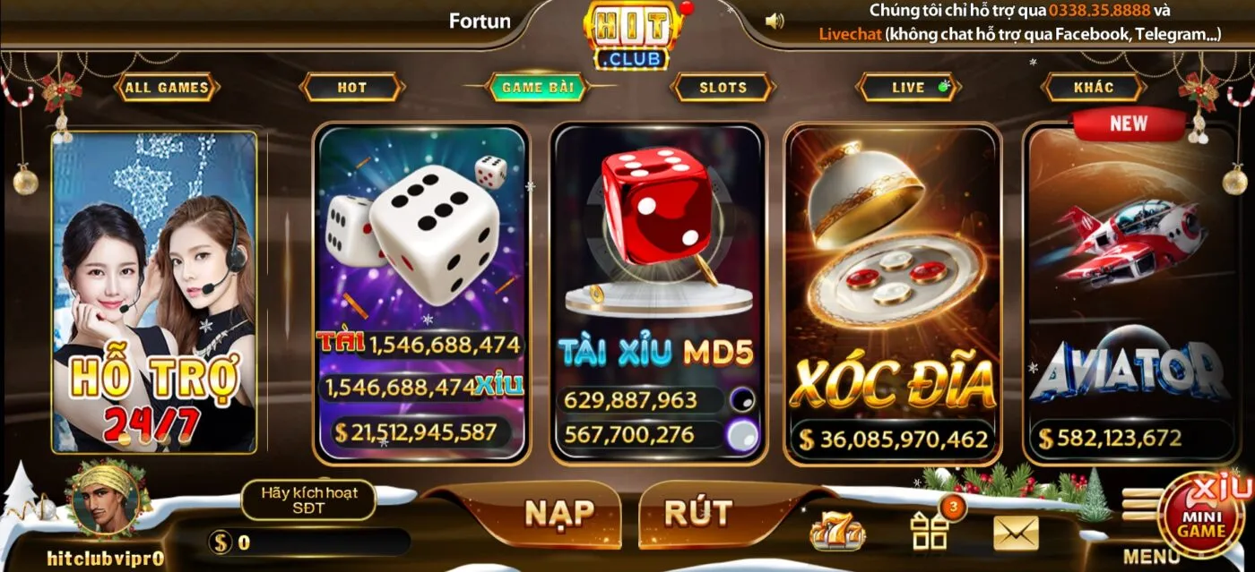 Tài xỉu MD5 Hit Club